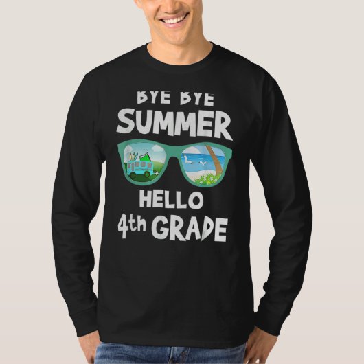 Dag Dag Dag Zomer Hallo Eerste Grade Dag Terug naa T-shirt (Voorkant)