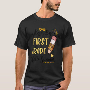 Dag Dag eerste graad Hallo Summer Funny Student Te T-shirt