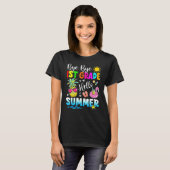 Dag, dag, eerste graad Hallo zomerreces T-shirt (Voorkant volledig)