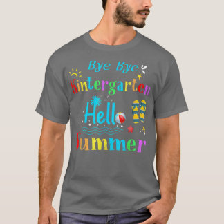 Dag dag Kindergarten Hallo Summer Kindergarten Gra T-shirt