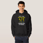 Dag Dag Kleuterschool Ik Graafmachine Nu School Bo Hoodie (Voorkant volledig)