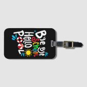 Dag Dag School Hallo Pool I Bagagelabel (Voorkant (horizontaal))