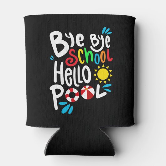 Dag Dag School Hallo Pool I Blikjeskoeler (Achterkant)