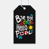 Dag Dag School Hallo Pool I Cadeaulabel (Voorkant)