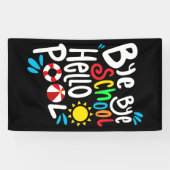 Dag Dag School Hallo Pool I Spandoek (Horizontaal)