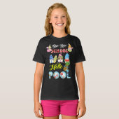 Dag Dag School Hallo Pool Shirt Summer Student Fun (Voorkant volledig)