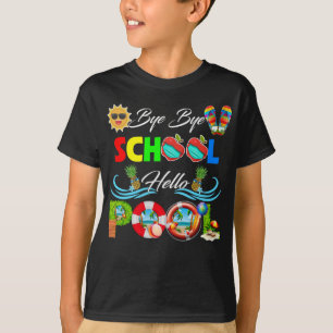 Dag Dag School Hallo Pool Shirt Teacher Squad