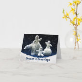 Dag Dag Sneeuw Babies Kaart (Gele Bloem)