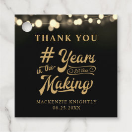 Dag Dank je jaren in de Making Lights Bedankjes Labels