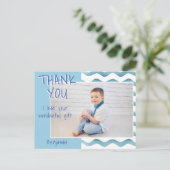 Dag Dank je wel Foto Briefkaart Kinder Boys (Staand voorkant)