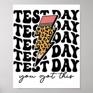 Dag dat je dit Motivatie hebt voor jongens en meis Poster