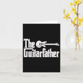 Dag De Gitarist-vader Muzikant Gitarist Papa Gesch Kaart (Gele Bloem)
