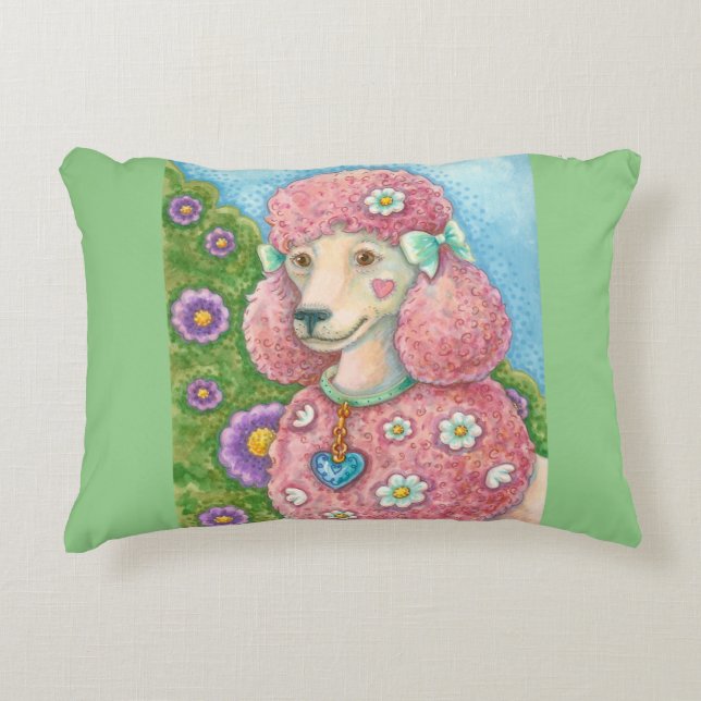 DAG de Roze Wieg ACCENT PILLOW grens Kussen (Voorkant)