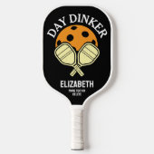 Dag Dinker Funny Custom Pickleball Paddle Naam (Voorkant)