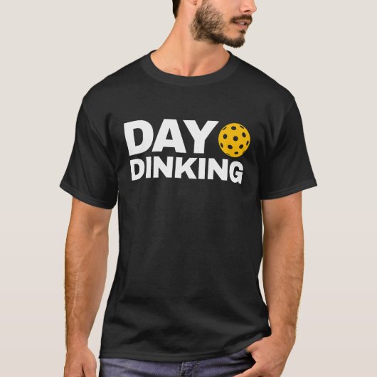 Dag Dinking Pickleball Dink T-shirt (Voorkant)