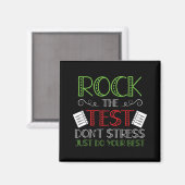 Dag Doe je beste staat testen leraar student jonge Magneet (Voorkant / Achterkant)