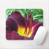 DAG "Dominic" B. Donkere wijn. Muismat (Met muis)