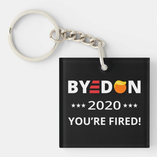 Dag Don 2020 Je bent bang! Funny Biden Harris Art Sleutelhanger (Voorkant)