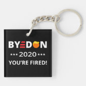 Dag Don 2020 Je bent bang! Funny Biden Harris Art Sleutelhanger (Achterkant)