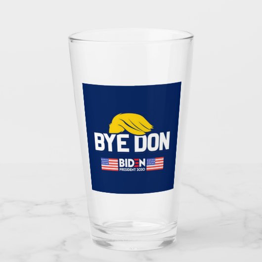 Dag Don BIDEN 2020 President HARRIS Glas (Voorkant)