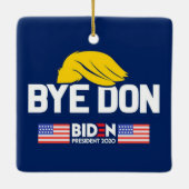 Dag Don BIDEN 2020 President HARRIS Keramisch Ornament (Achterkant)
