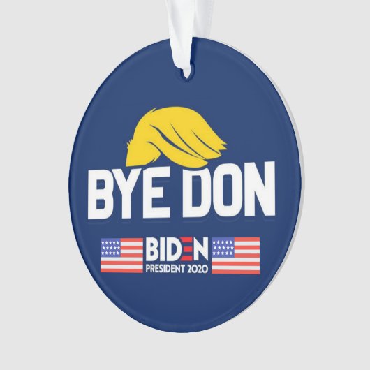 Dag Don BIDEN 2020 President HARRIS Ornament (voorkant)