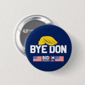 Dag Don BIDEN 2020 President HARRIS Ronde Button 5,7 Cm (Voorkant /achterkant)
