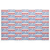 Dag Don Hallo Joe Biden 2020 Pattern Stof (Fat Quarter)