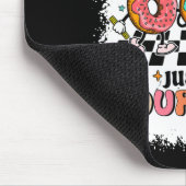 Dag Donut Stress Doe gewoon je beste leraar Groovy Muismat (Hoek)