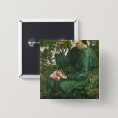 Dag Dream, 1880 Vierkante Button 5,1 Cm (Voorkant /achterkant)