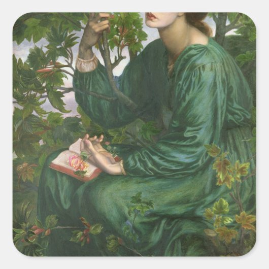 Dag Dream, 1880 Vierkante Sticker (Voorkant)