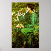 Dag Dream Poster van Dante Gabriel Rossetti (Voorkant)