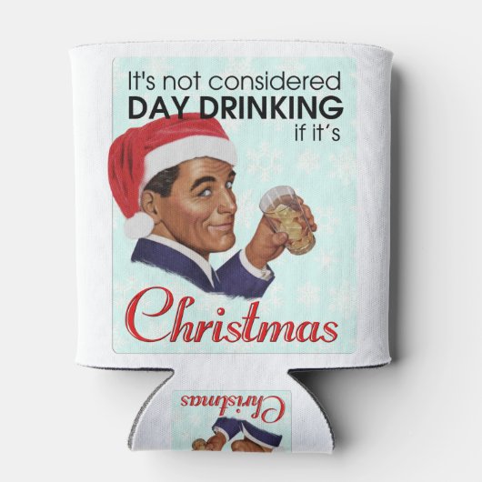 dag drink mannen blikjeskoeler (Achterkant)