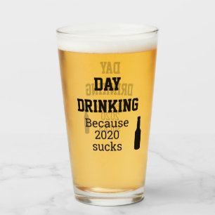 Dag Drink omdat 2020 eenden Glas