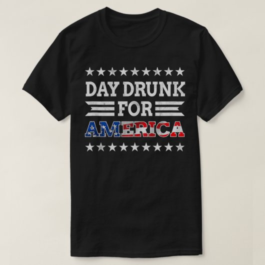 Dag Drink voor Amerika Patriottische Beer Lover 4t T-shirt (Design voorkant)