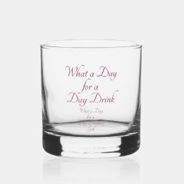 DAG DRINK - VOOR HAAR! door Jeff Willis Art Whisky Glas