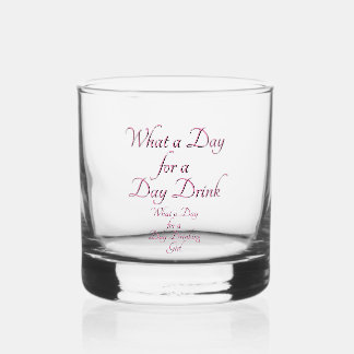DAG DRINK - VOOR HAAR! door Jeff Willis Art Whisky Glas