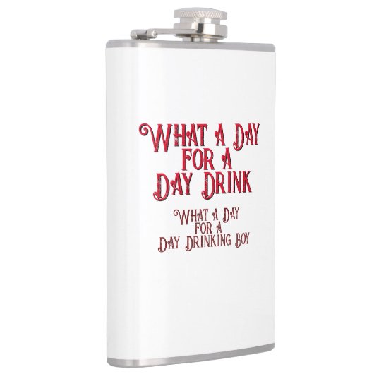 Dag Drink - Voor hem! door Jeff Willis Art Heupfles (Rechts)