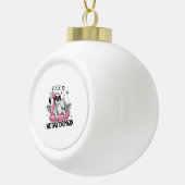 Dag drinken Luiaard Keramische Bal Ornament (Rechts)