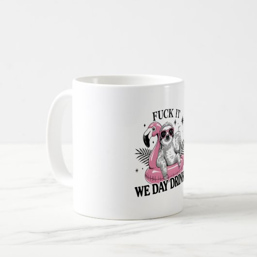 Dag drinken Luiaard Koffiemok (Voorkant links)