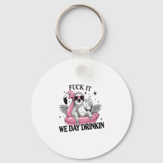 Dag drinken Luiaard Sleutelhanger