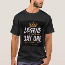 Dag één heren grafische T-shirt Premium verjaardag