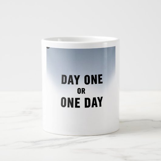 Dag één of Eén dag Grote Koffiekop (Voorkant)
