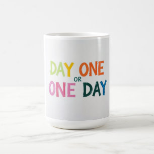 Dag één of één dag koffiemok
