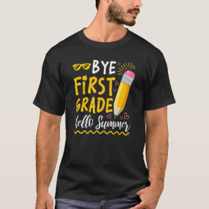Dag eerste graad Hallo Zomer Gelukkig Laatste Dag  T-shirt