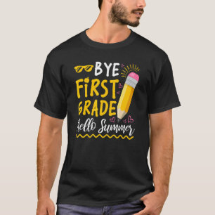 Dag eerste graad Hallo Zomer Gelukkig Laatste Dag  T-shirt