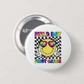 Dag Eerste Grade Leraar Laatste Dag van de School Ronde Button 5,7 Cm (Voorkant /achterkant)