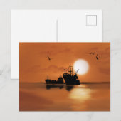 Dag eindigt Briefkaart (Voorkant / Achterkant)