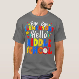 Dag, elementair Hallo Middelbare School Funny Grad T-shirt