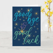 Dag en Goed Luck Kaart (Gele Bloem)